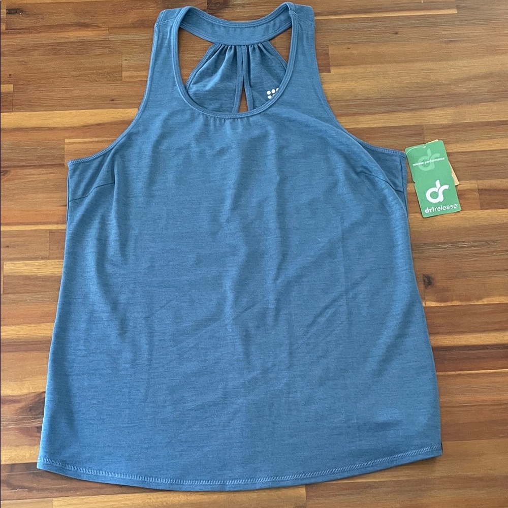 Title Nine Blue Tank Top Women’s Medium NWT